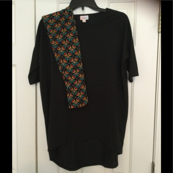 Lularoe Outfit - NWOT XXS Solid Black Irma & OS Leggings